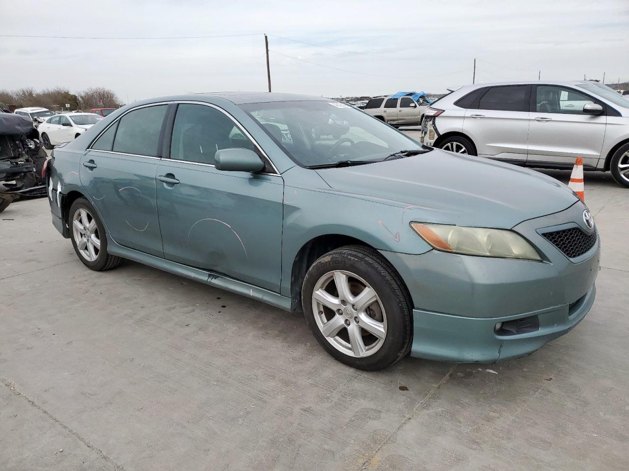2007 Toyota Camry VIN 4T1BE46K57U550240 Copart auction photo, rear end damage thumbnail 4