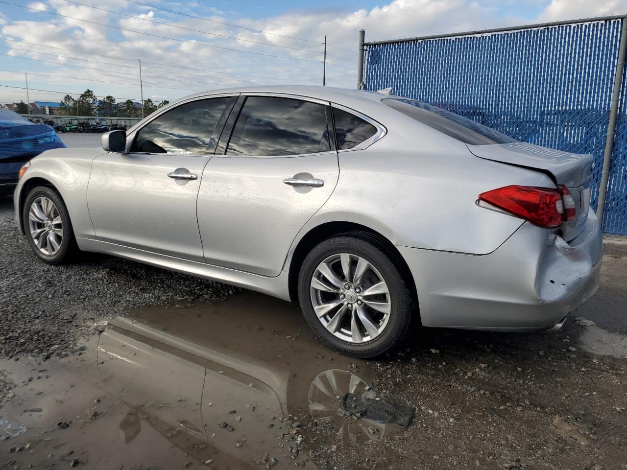 2013 Infiniti M VIN JN1BY1AR1DM604145 Copart auction photo, rear end damage thumbnail 2