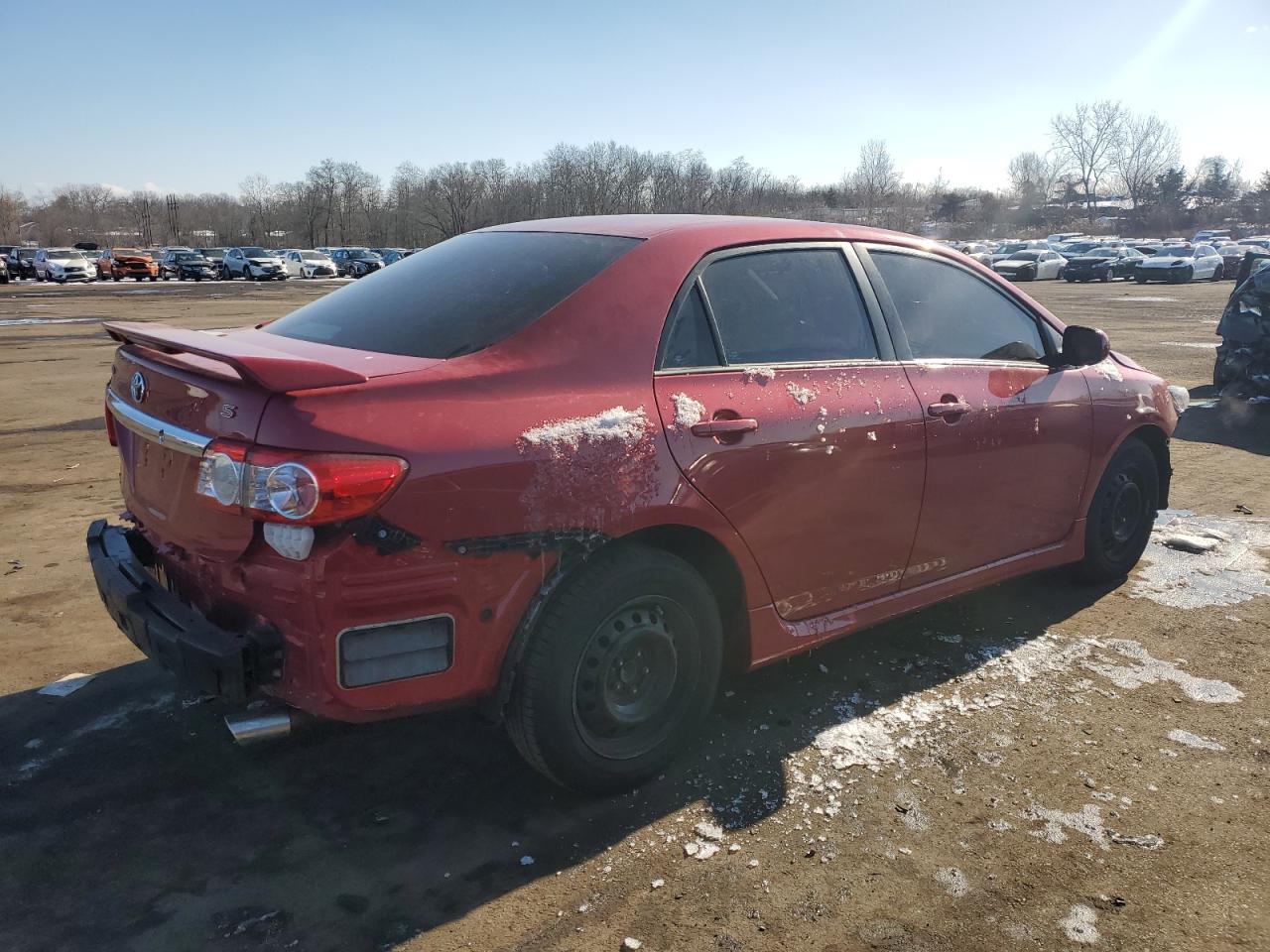 2012 Toyota Corolla VIN 5YFBU4EE4CP005530 Copart auction photo, rear end / front end damage thumbnail 3