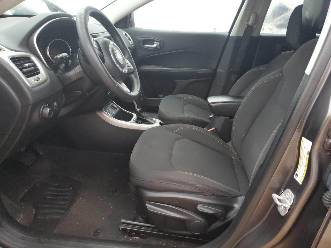 2018 Jeep Compass VIN 3C4NJCAB3JT240412 Copart auction photo, side damage thumbnail 7