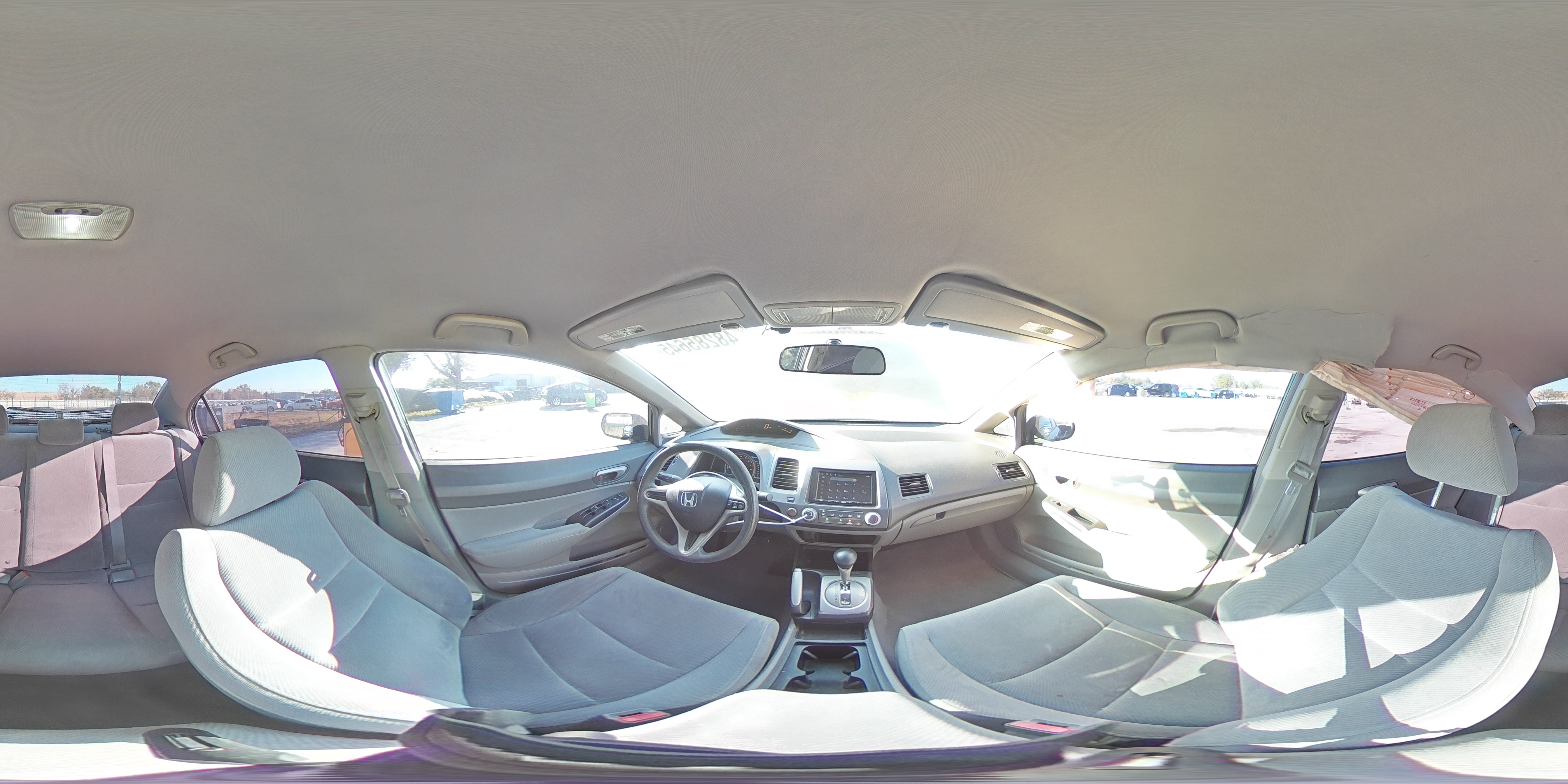 2009 Honda Civic VIN 1HGFA16509L008547 Copart auction photo, rear end damage thumbnail 13