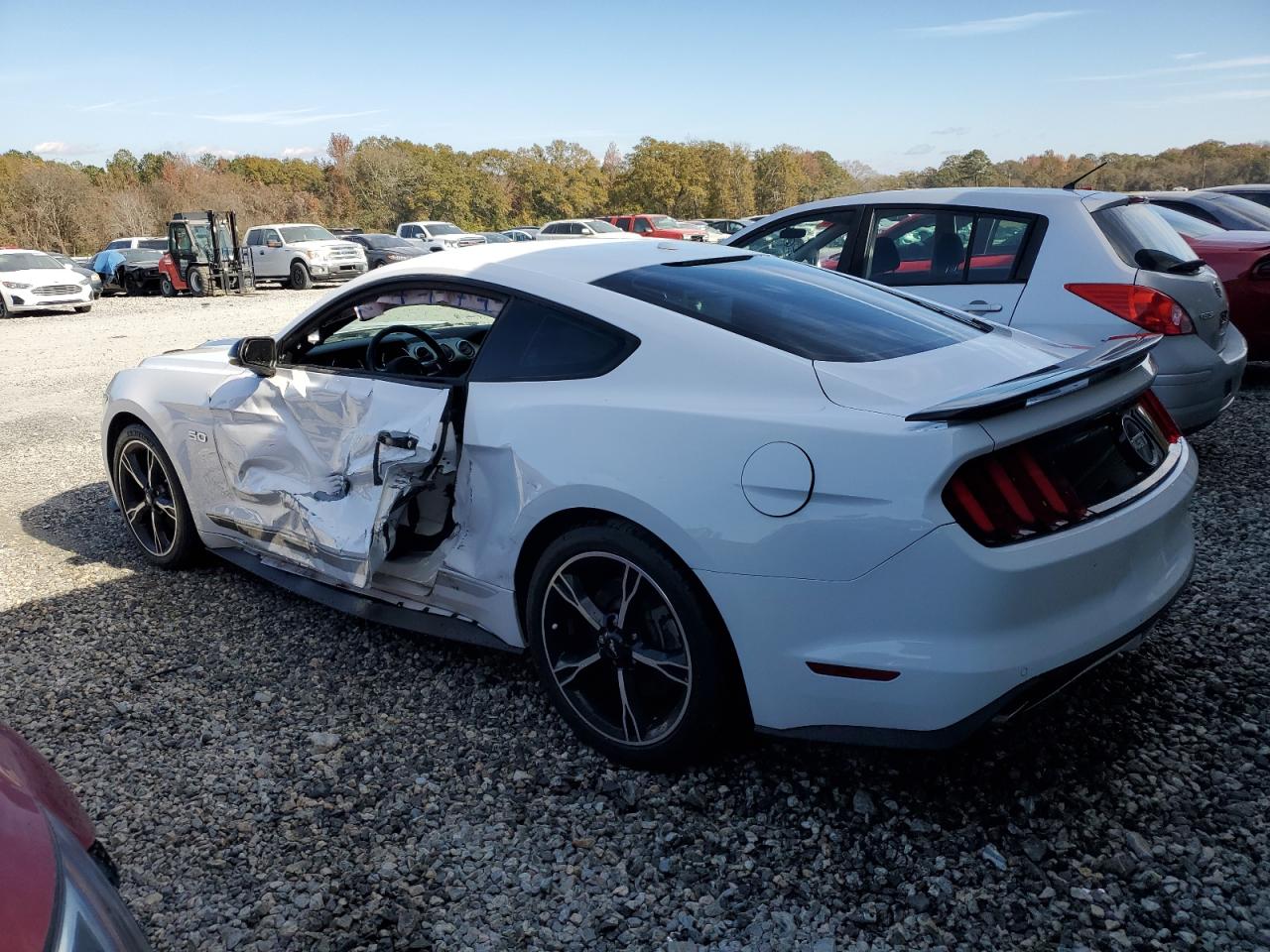2016 Ford Mustang VIN 1FA6P8CF9G5306007 Copart auction photo, side damage thumbnail 2
