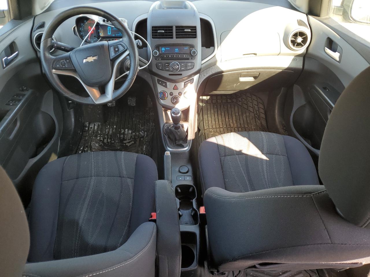 2012 Chevrolet Sonic VIN 1G1JD6SB6C4193948 Copart auction photo, front end / side damage thumbnail 8