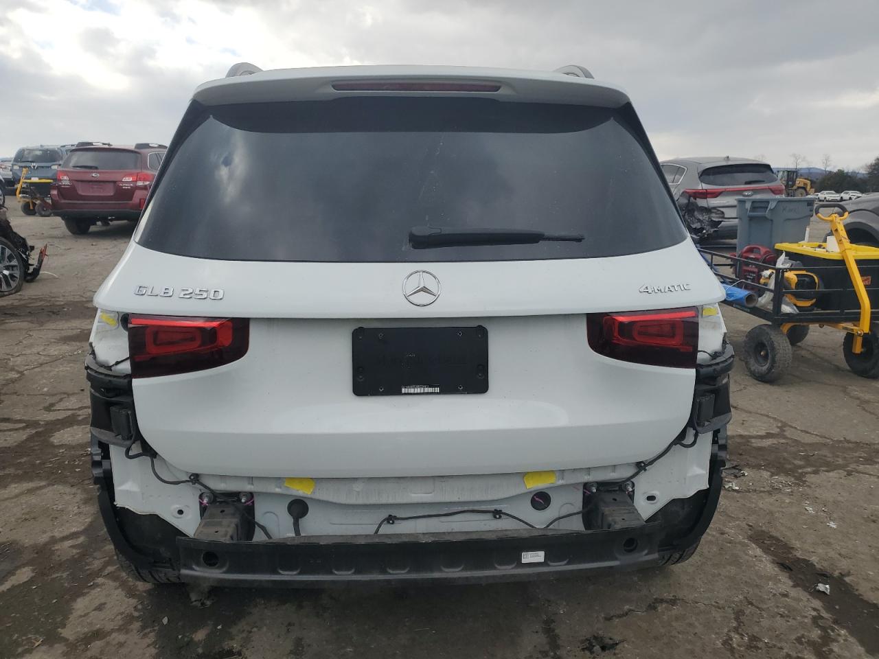 2022 Mercedes-Benz GLB VIN W1N4M4HB6NW254473 Copart auction photo, front end / rear end damage thumbnail 6