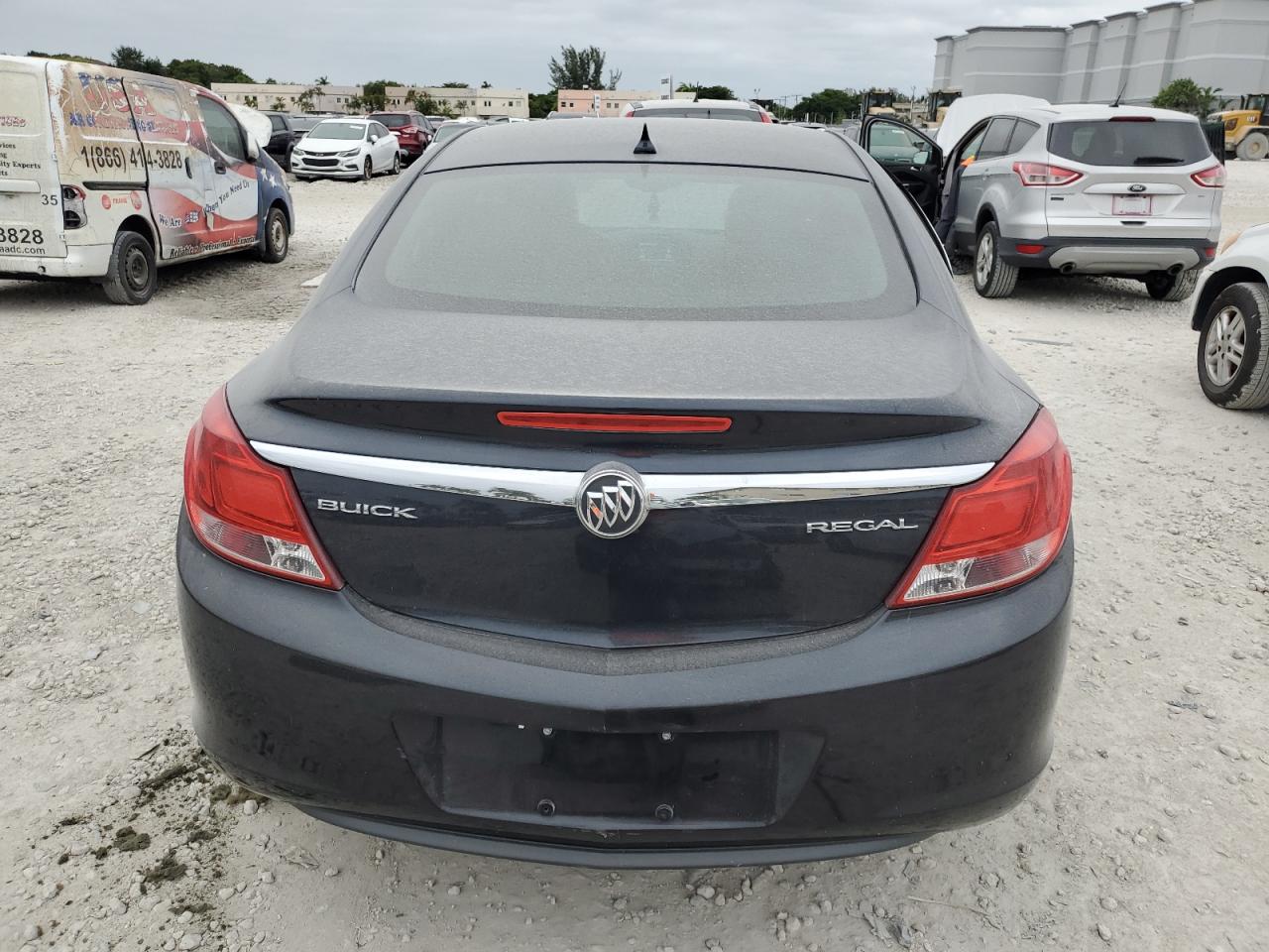 2013 Buick Regal VIN 2G4GR5ER9D9145828 Copart auction photo, side damage thumbnail 6
