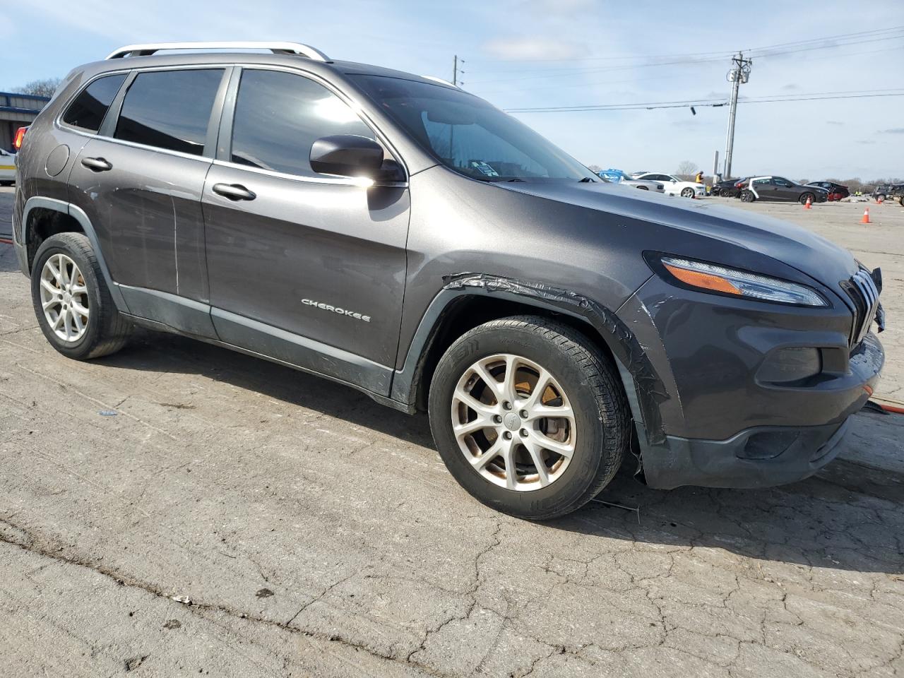 2014 Jeep Grand Cherokee VIN 1C4PJLCB3EW171386 Copart auction photo, front end damage thumbnail 4