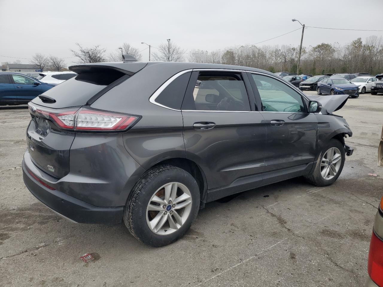 2018 Ford Edge VIN 2FMPK3J90JBB31688 Copart auction photo, front end / minor dent/scratches damage thumbnail 3