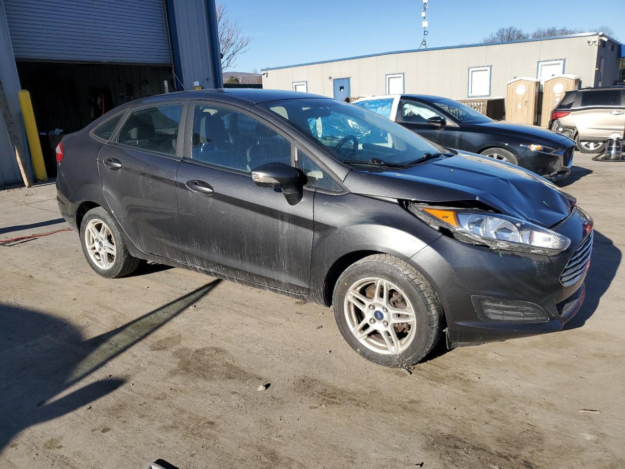 2018 Ford Fiesta VIN 3FADP4BJ9JM107949 Copart auction photo, front end damage thumbnail 4