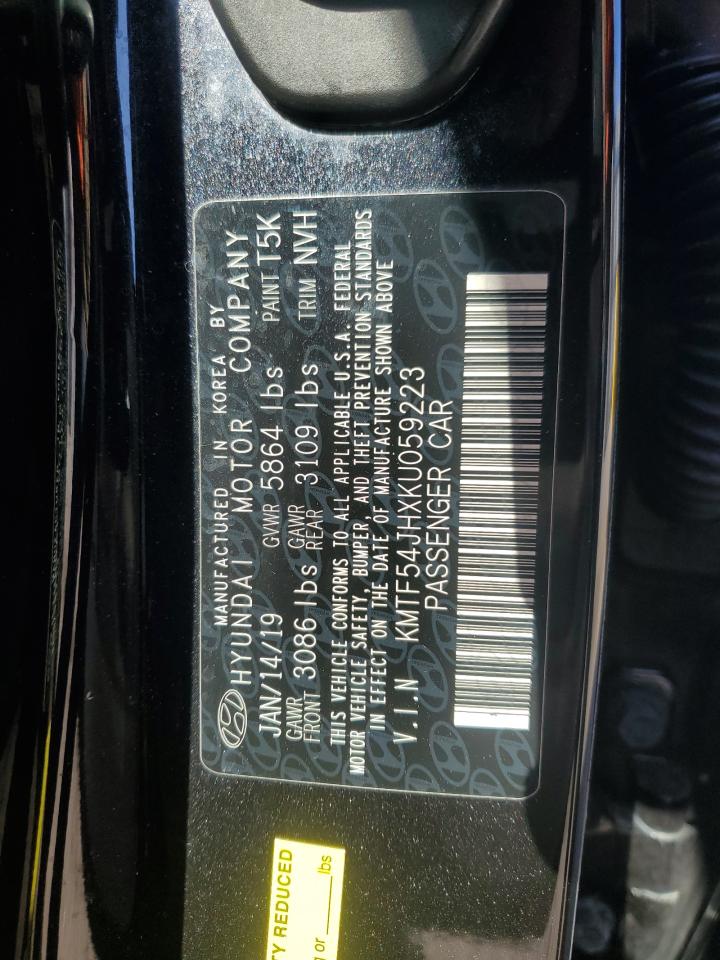 2019 Genesis G90 VIN KMTF54JHXKU059223 Copart auction photo, front end damage thumbnail 13