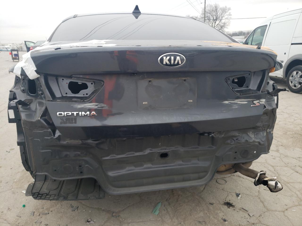 2018 KIA Optima VIN 5XXGT4L34JG190324 Copart auction photo, rear end damage thumbnail 6