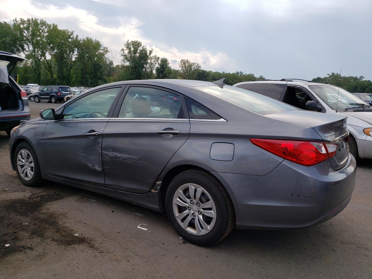 2011 Hyundai Sonata VIN 5NPEB4AC9BH282919 Copart auction photo, side / minor dent/scratches damage thumbnail 2