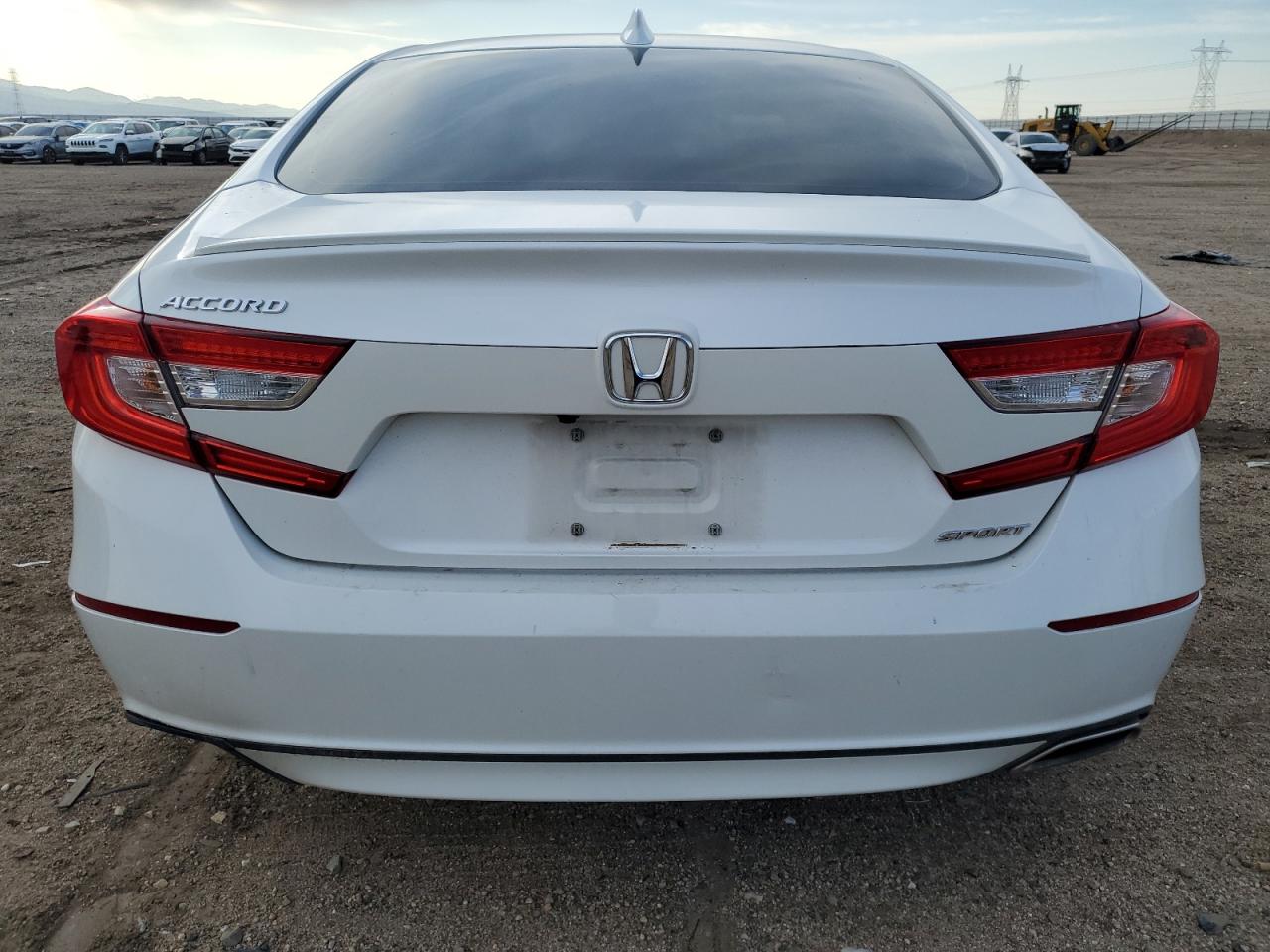 2020 Honda Accord VIN 1HGCV1F31LA066143 Copart auction photo, front end / side damage thumbnail 6