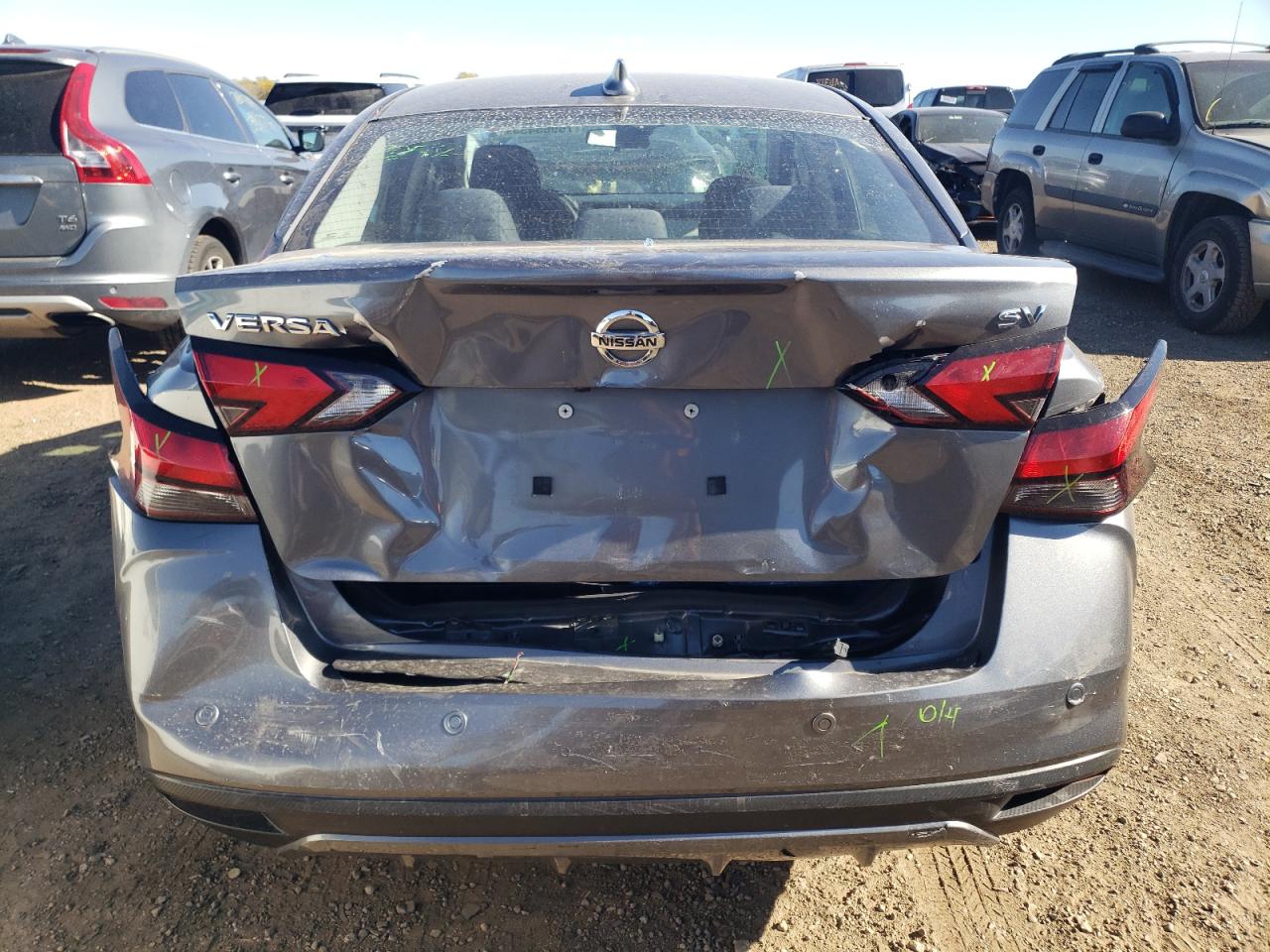 2020 Nissan Versa VIN 3N1CN8EVXLL846969 Copart auction photo, rear end damage thumbnail 6