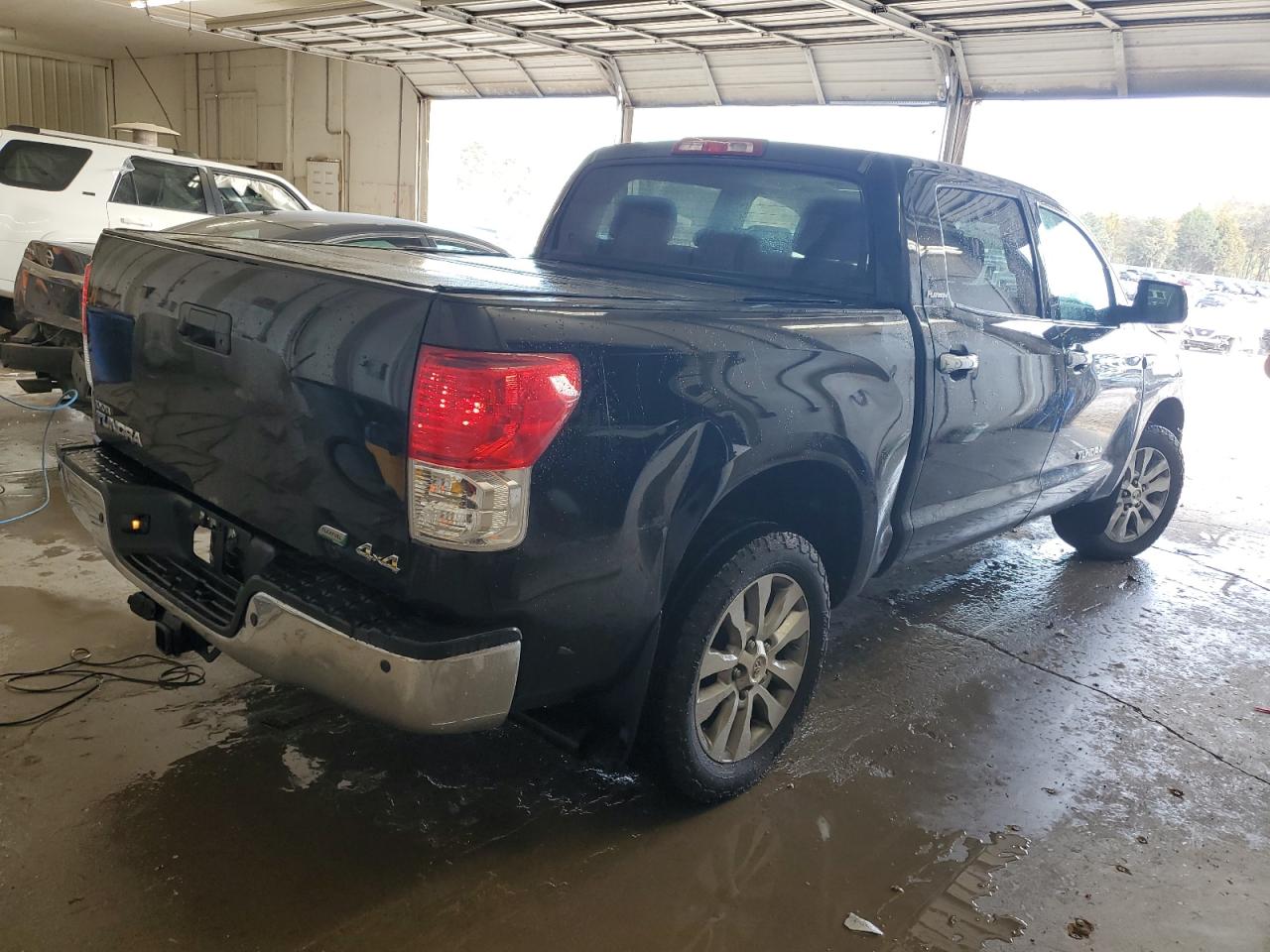 2012 Toyota Tundra VIN 5TFHW5F14CX254742 Copart auction photo, front end / undercarriage damage thumbnail 3