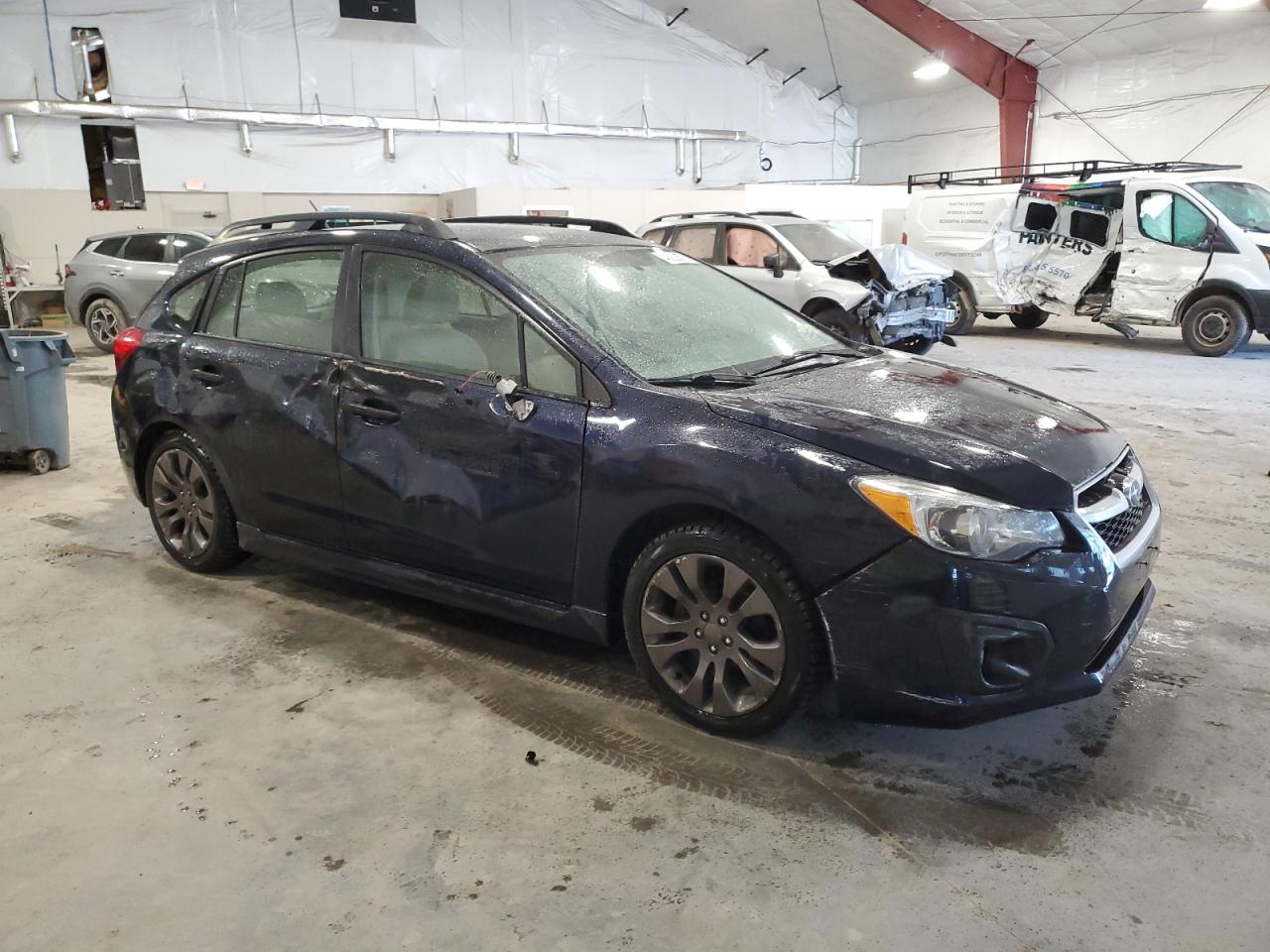 2014 Subaru Impreza VIN JF1GPAU65EH308052 Copart auction photo, side / minor dent/scratches damage thumbnail 4