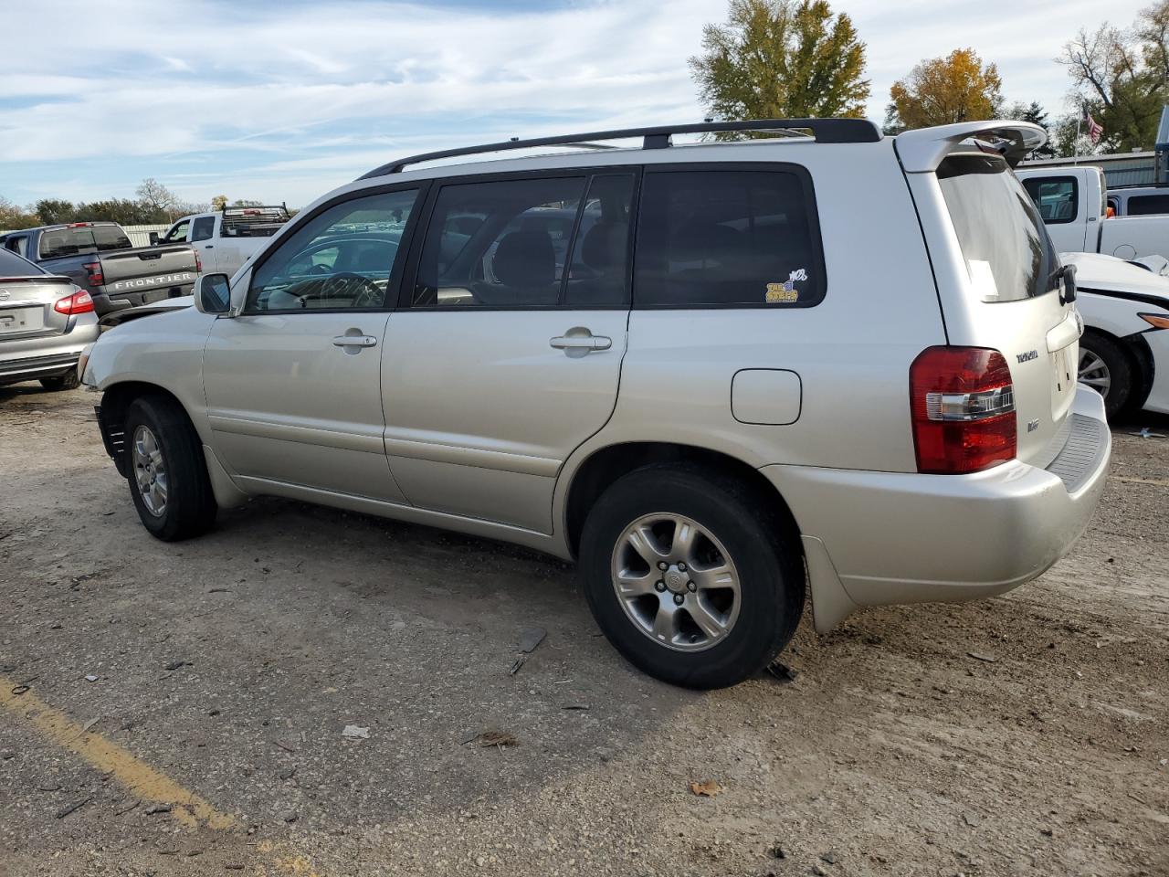 2007 Toyota Highlander VIN JTEGP21A070141637 Copart auction photo, front end / minor dent/scratches damage thumbnail 2