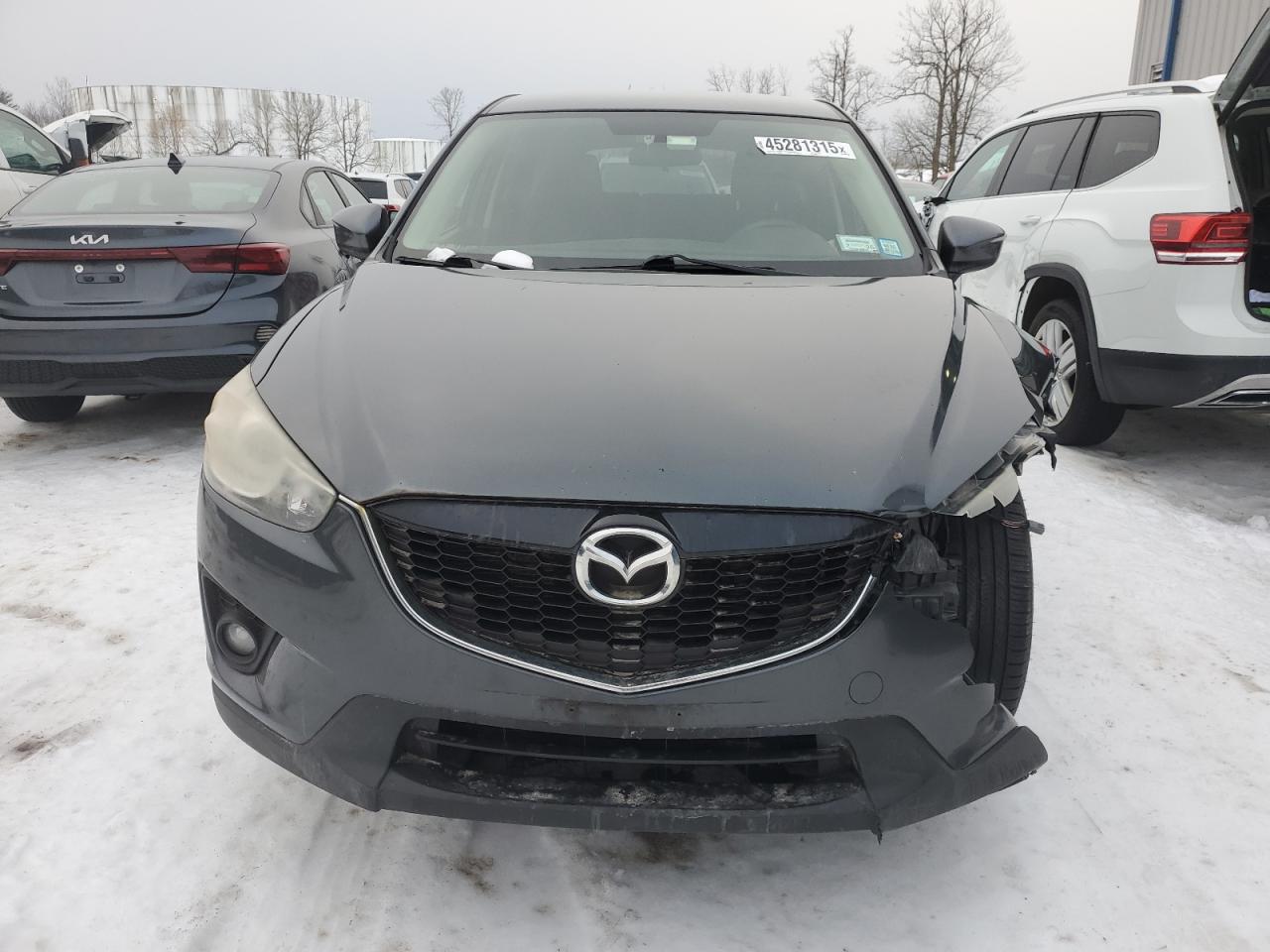 2015 Mazda CX-5 VIN JM3KE4CY3F0508045 Copart auction photo, side / front end damage thumbnail 5