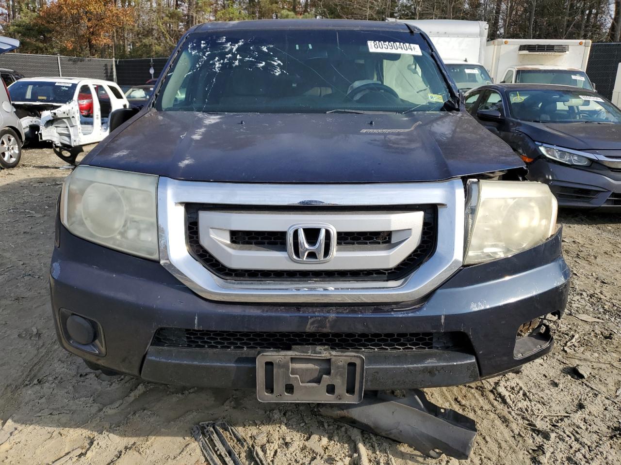 2011 Honda Pilot VIN 5FNYF4H28BB097306 Copart auction photo, front end / undercarriage damage thumbnail 5