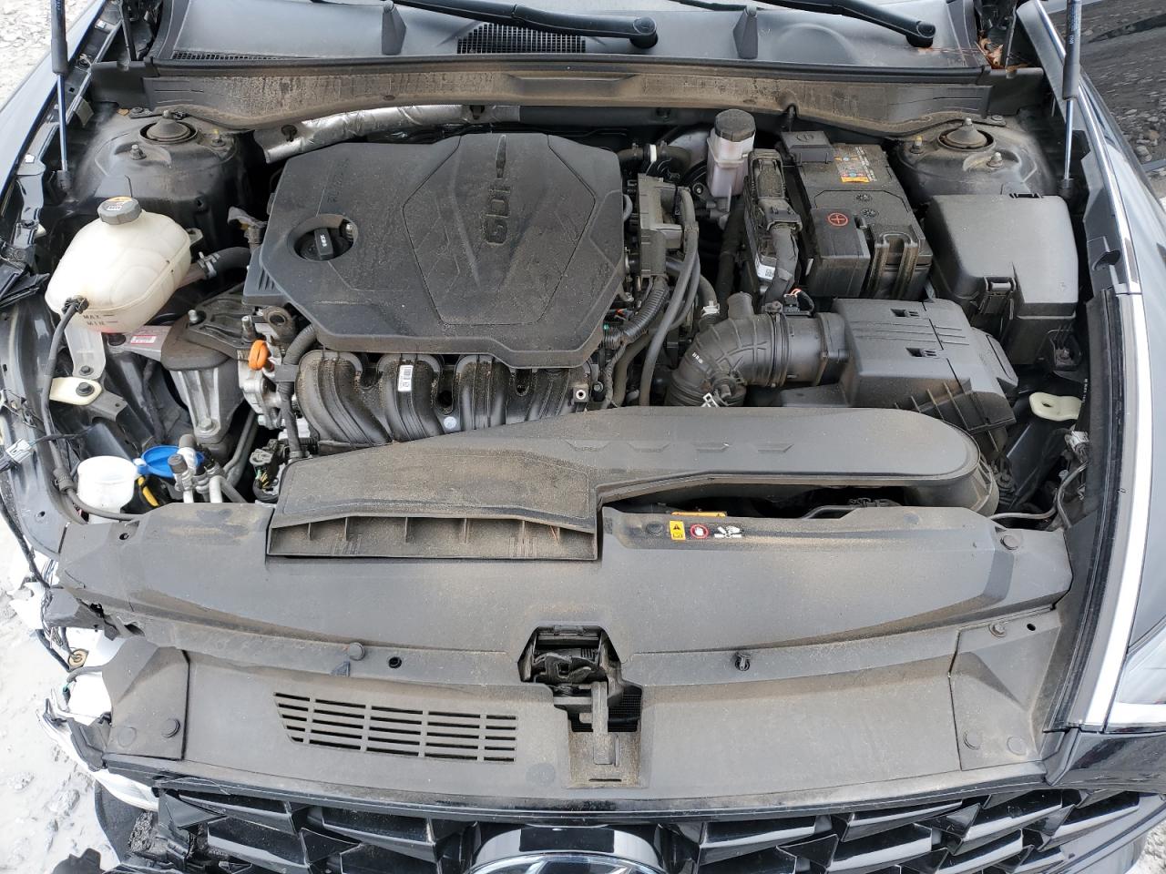 2021 Hyundai Sonata VIN KMHL64JA1MA143982 Copart auction photo, front end damage thumbnail 12