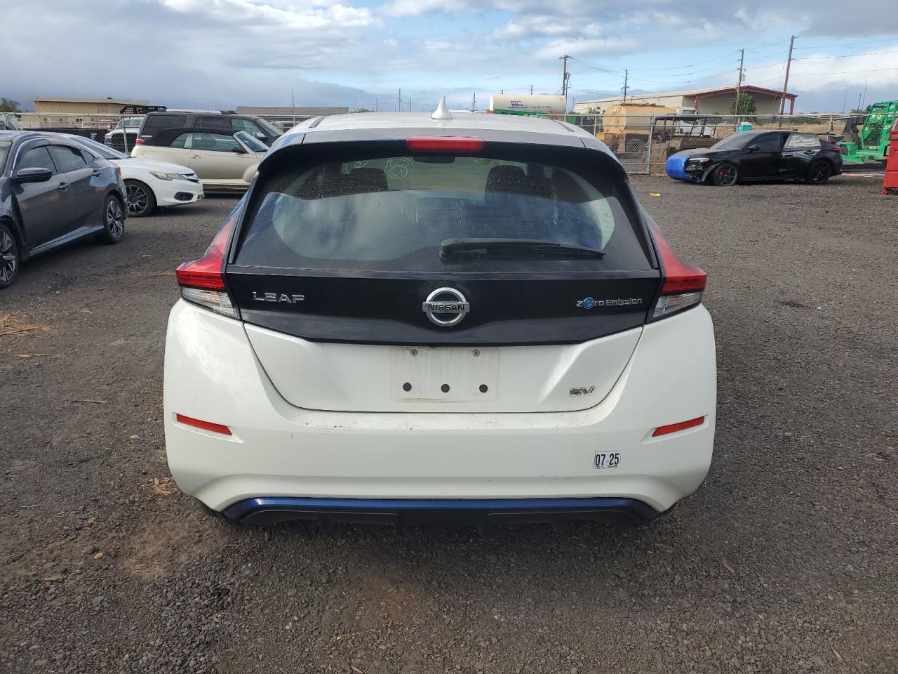 2018 Nissan Leaf VIN 1N4AZ1CP5JC305508 Copart auction photo, front end damage thumbnail 6