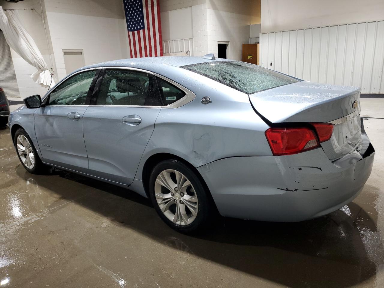 2014 Chevrolet Impala VIN 1G1115SL2EU145961 Copart auction photo, rear end / side damage thumbnail 2