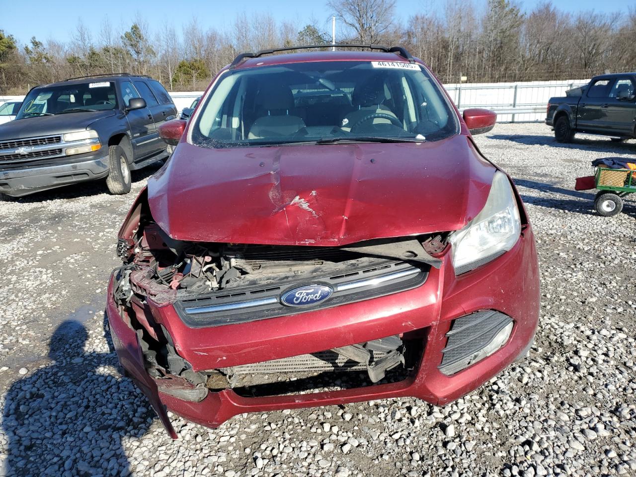 2014 Ford Escape VIN 1FMCU0G91EUA97663 Copart auction photo, front end damage thumbnail 5