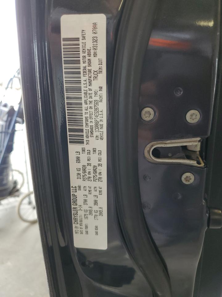 2014 RAM 1500 VIN 1C6RR6PT4ES287569 Copart auction photo, front end / minor dent/scratches damage thumbnail 13