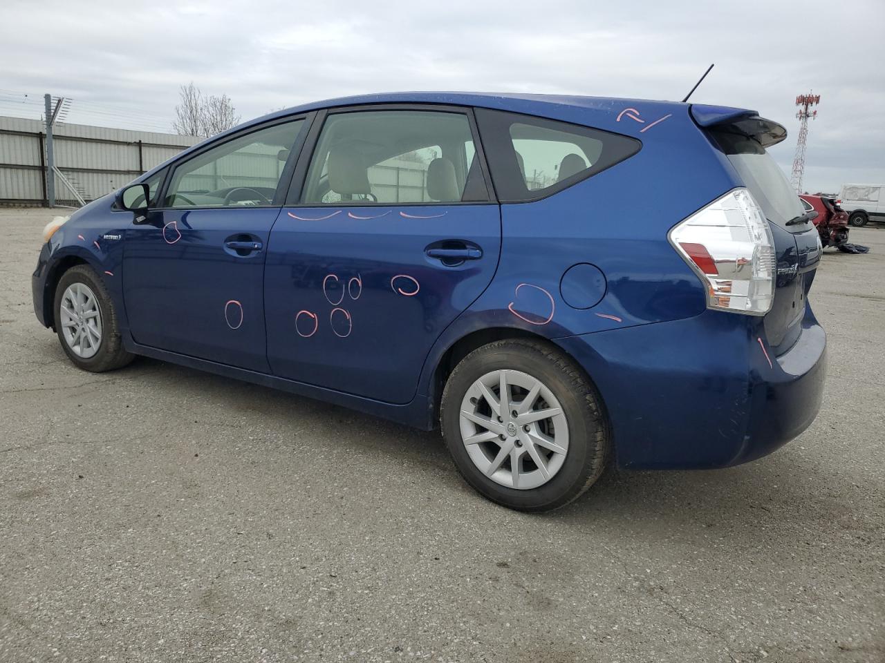 2013 Toyota Prius VIN JTDZN3EU6D3241040 Copart auction photo, front end / side damage thumbnail 2