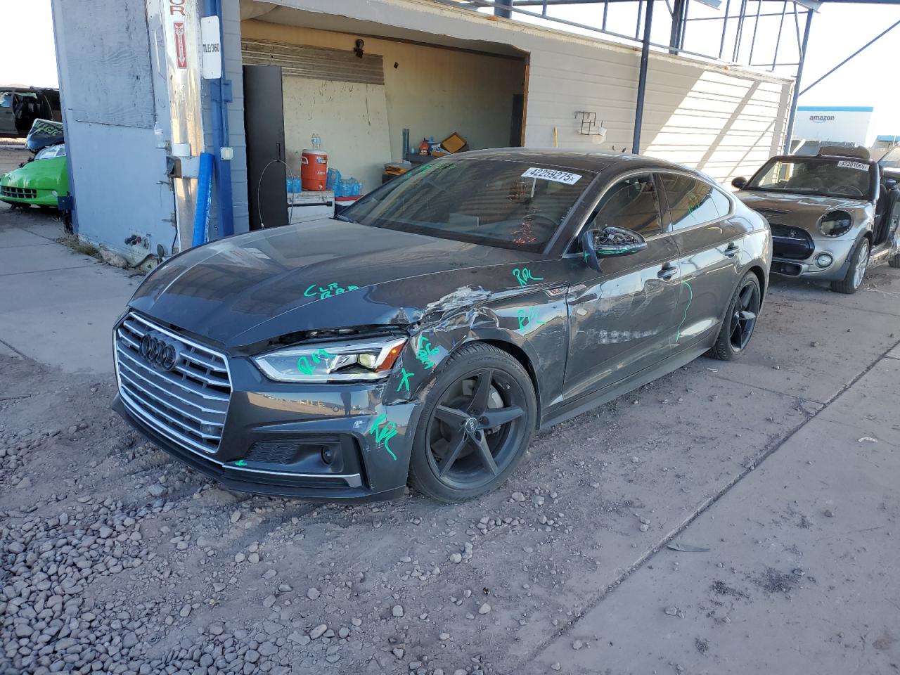 2018 Audi A5 VIN WAUFNCF5XJA110420