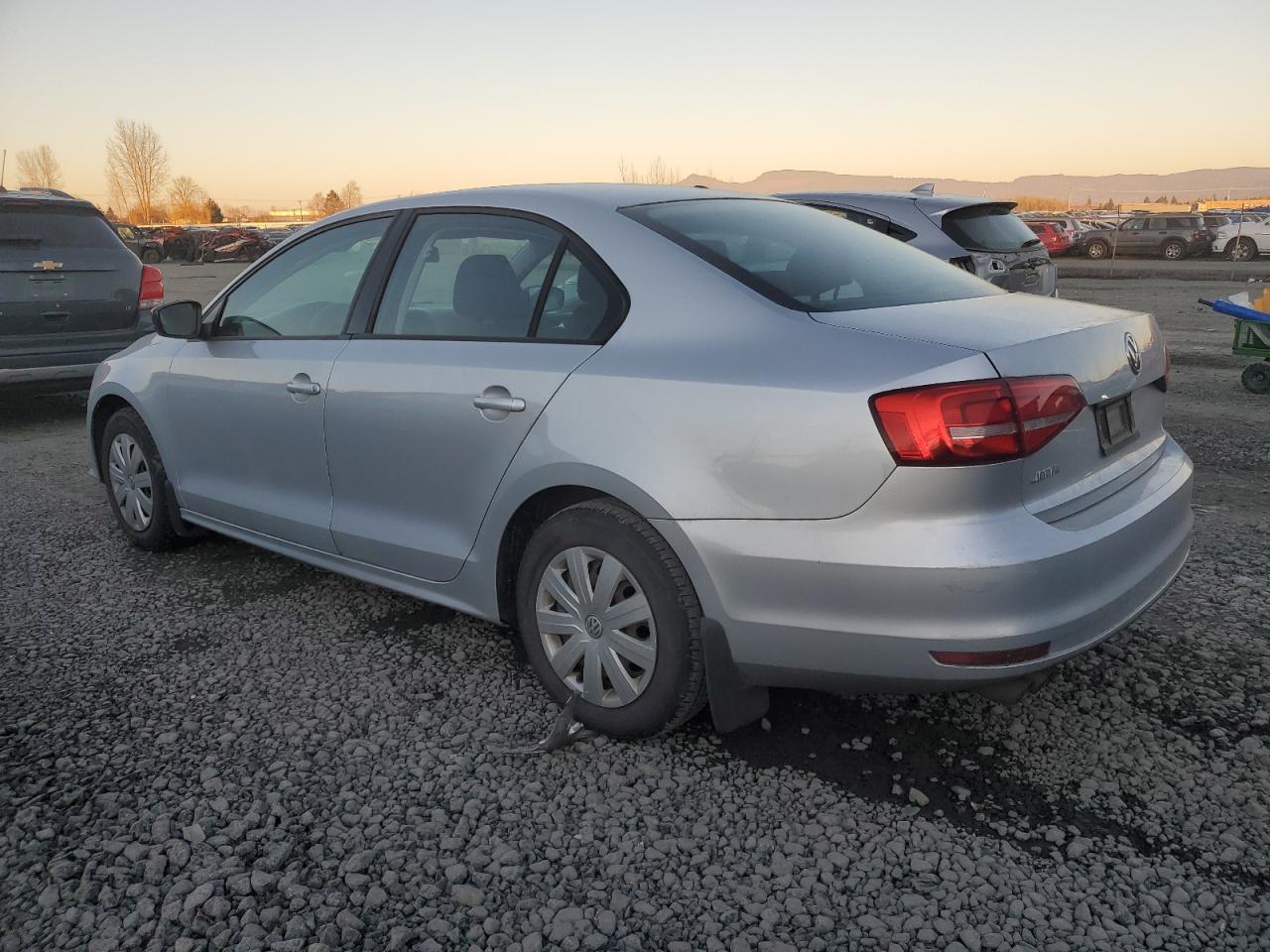 2015 Volkswagen Jetta VIN 3VW1K7AJXFM311274 Copart auction photo, mechanical damage thumbnail 2
