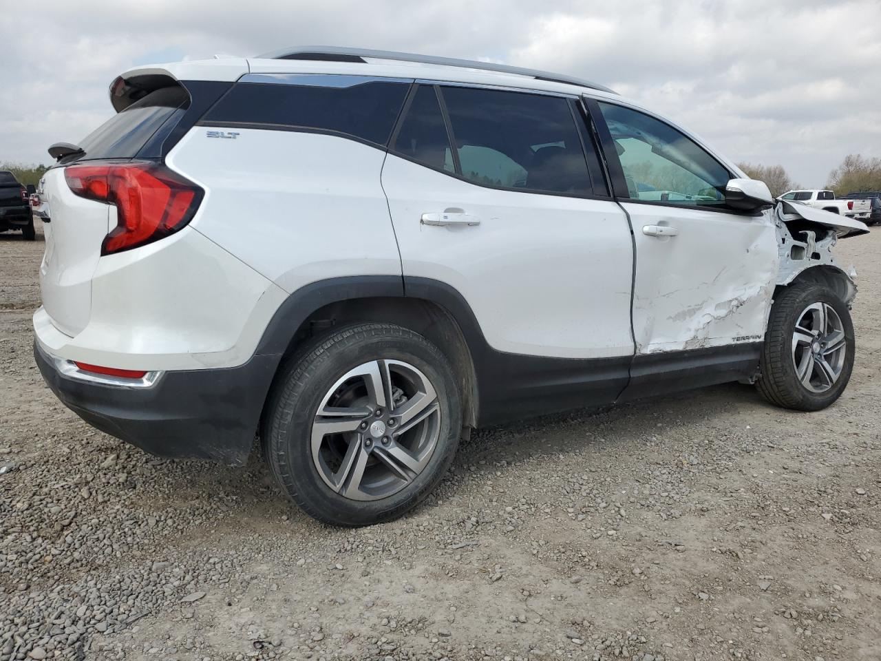 2020 GMC Terrain VIN 3GKALPEV4LL308244 Copart auction photo, front end / side damage thumbnail 3