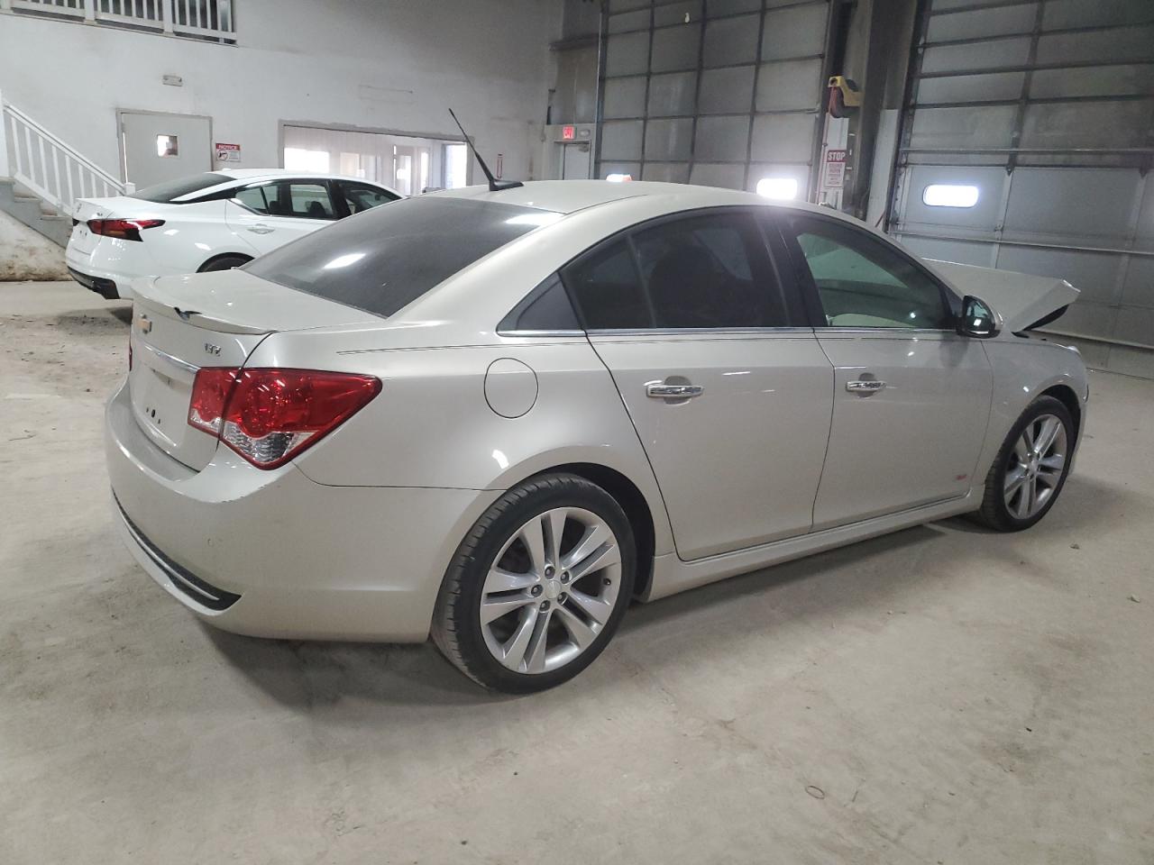 2013 Chevrolet Cruze VIN 1G1PG5SB7D7152546 Copart auction photo, front end / hail damage thumbnail 3