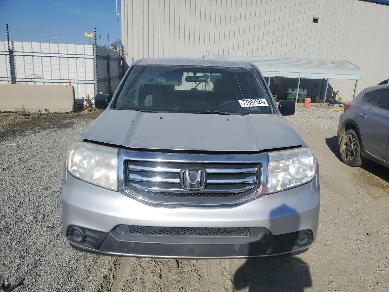 2013 Honda Pilot VIN 5FNYF4H20DB015507 Copart auction photo, top/roof damage thumbnail 5