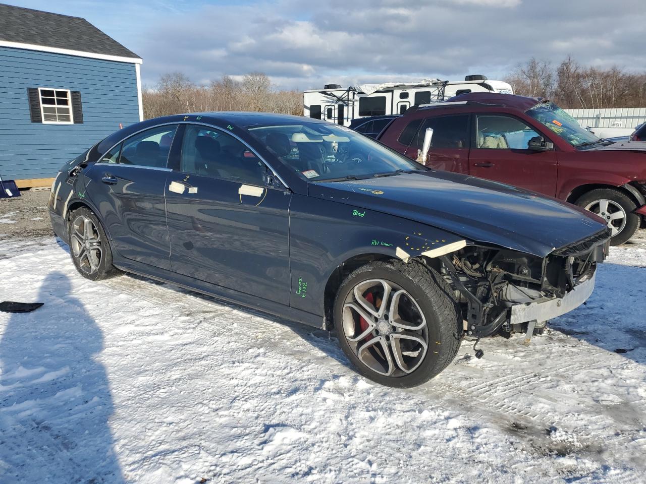 2015 Mercedes-Benz CLC-klasse VIN WDDLJ6HB5FA145191 Copart auction photo, front end / rear end damage thumbnail 4