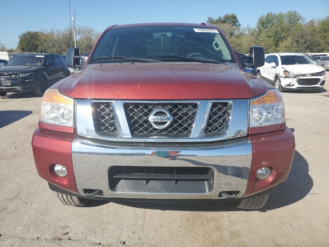 2014 Nissan Titan VIN 1N6BA0EC1EN503780 Copart auction photo, hail / minor dent/scratches damage thumbnail 5