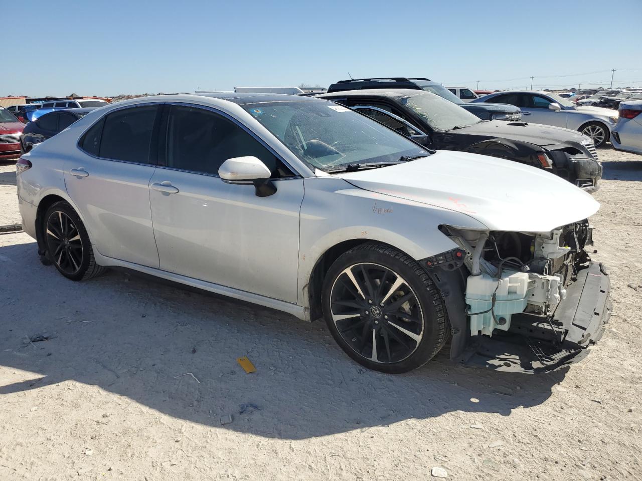 2019 Toyota Camry VIN 4T1B61HK7KU790925 Copart auction photo, front end damage thumbnail 4