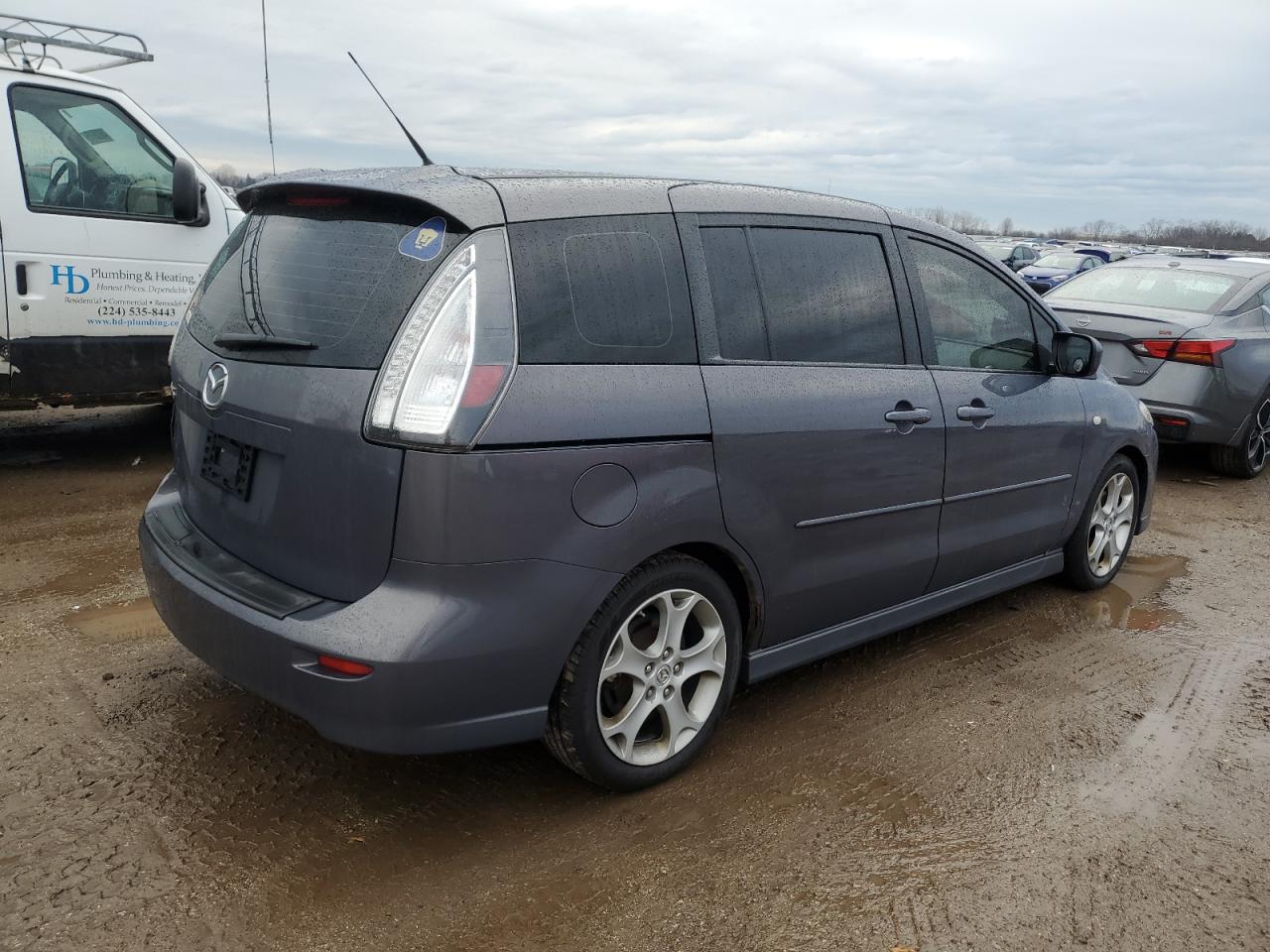 2009 Mazda 5 VIN JM1CR293190330951 Copart auction photo, rear end / minor dent/scratches damage thumbnail 3