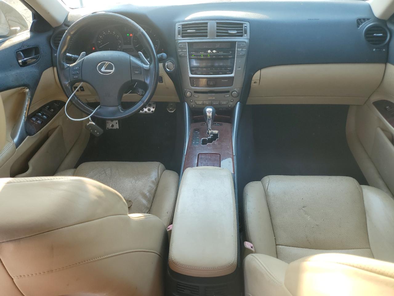 2008 Lexus IS VIN JTHBK262382078942 Copart auction photo, mechanical / rear end damage thumbnail 8