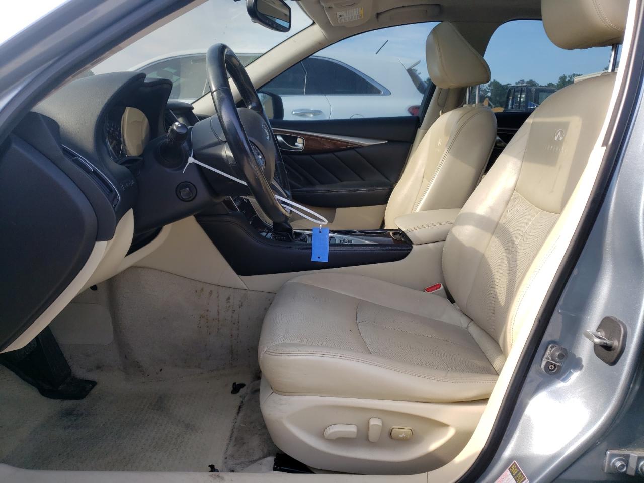 2014 Infiniti Q50 VIN JN1BV7AP5EM682035 Copart auction photo, front end / minor dent/scratches damage thumbnail 7