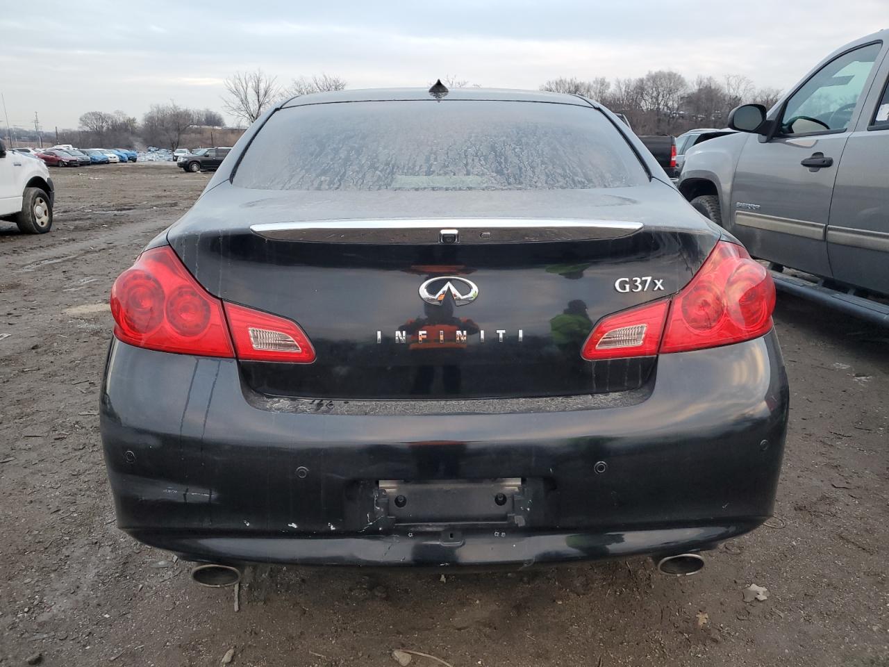2013 Infiniti G VIN JN1CV6AR4DM750811 Copart auction photo, all over damage thumbnail 6
