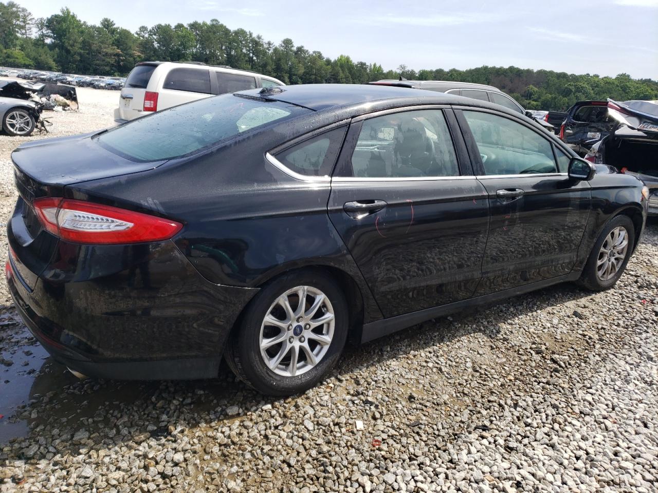 2015 Ford Fusion VIN 3FA6P0G7XFR155288 Copart auction photo, side damage thumbnail 3