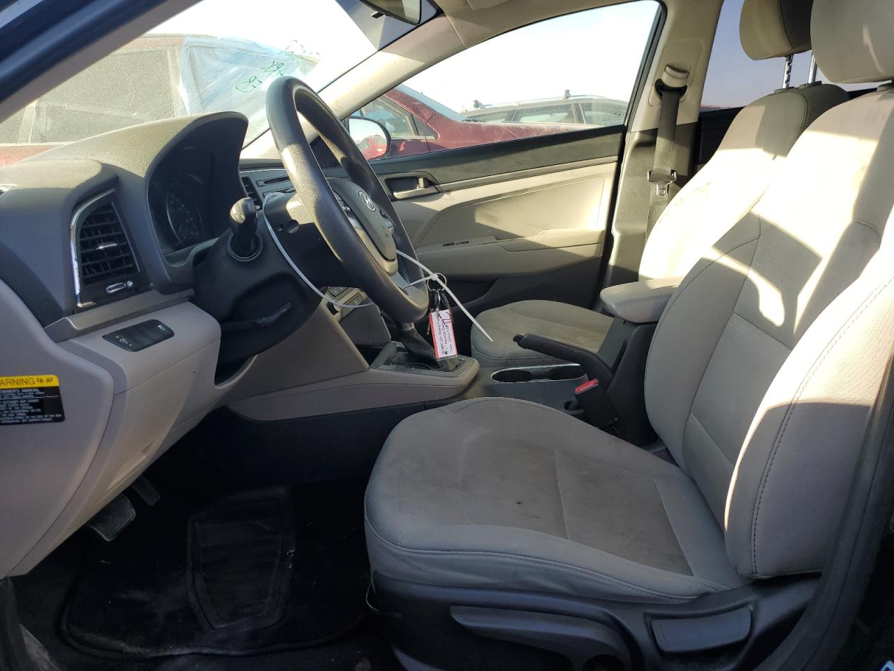2017 Hyundai Elantra VIN 5NPD74LFXHH160261 Copart auction photo, rear end damage thumbnail 7