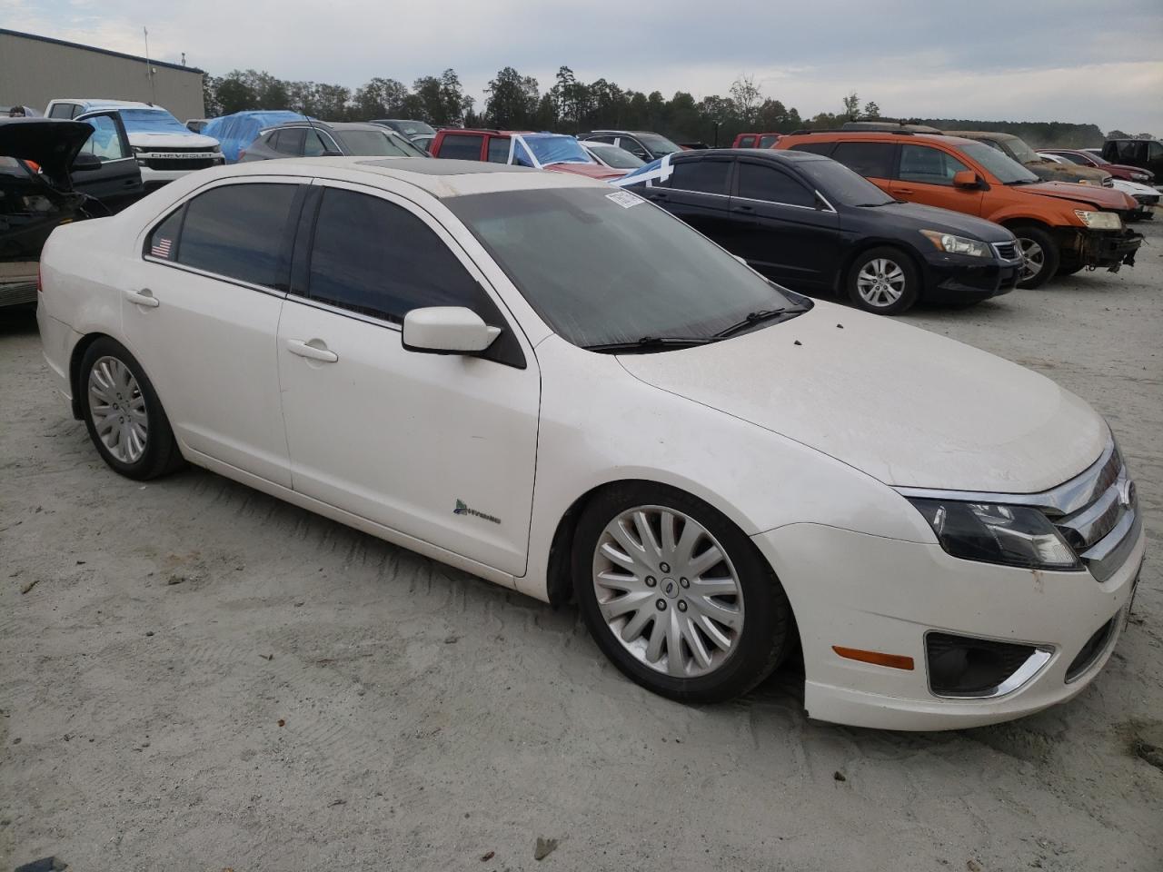 2011 Ford Fusion VIN 3FADP0L33BR116966 Copart auction photo, front end damage thumbnail 4