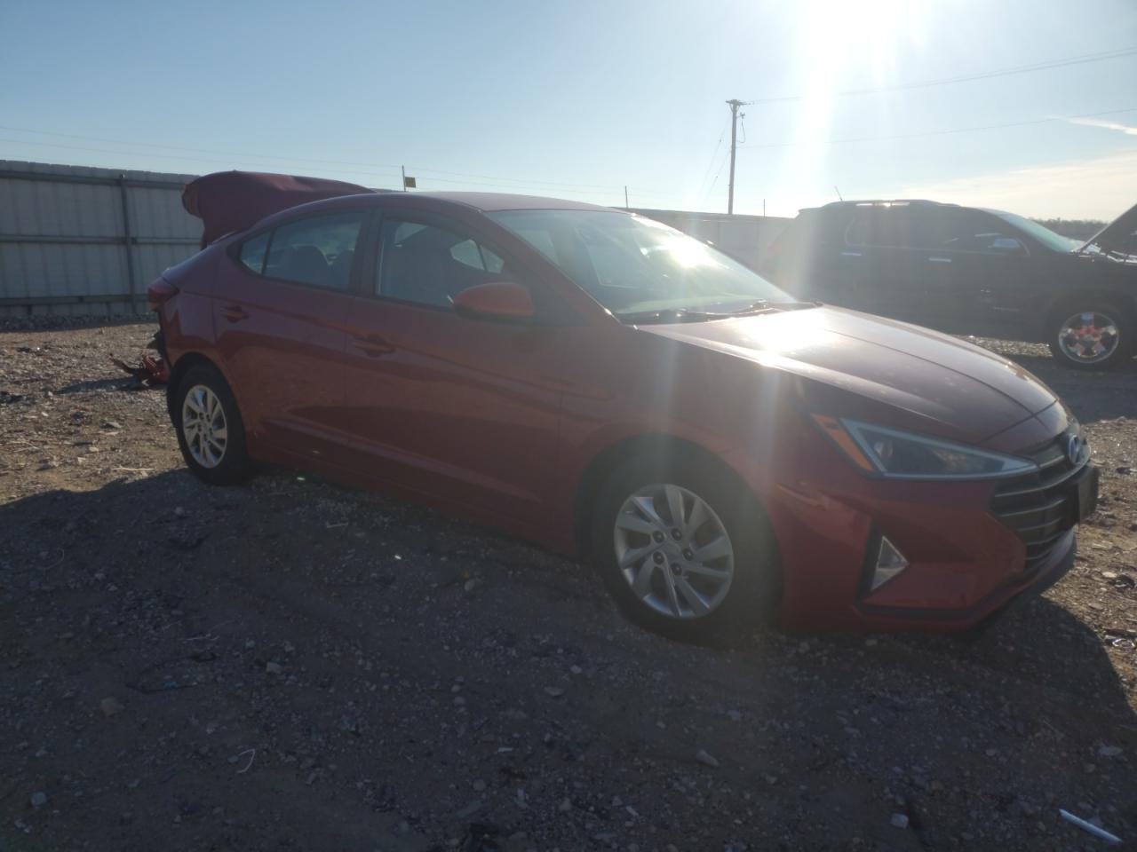 2019 Hyundai Elantra VIN KMHD74LF6KU785930 Copart auction photo, rear end damage thumbnail 4