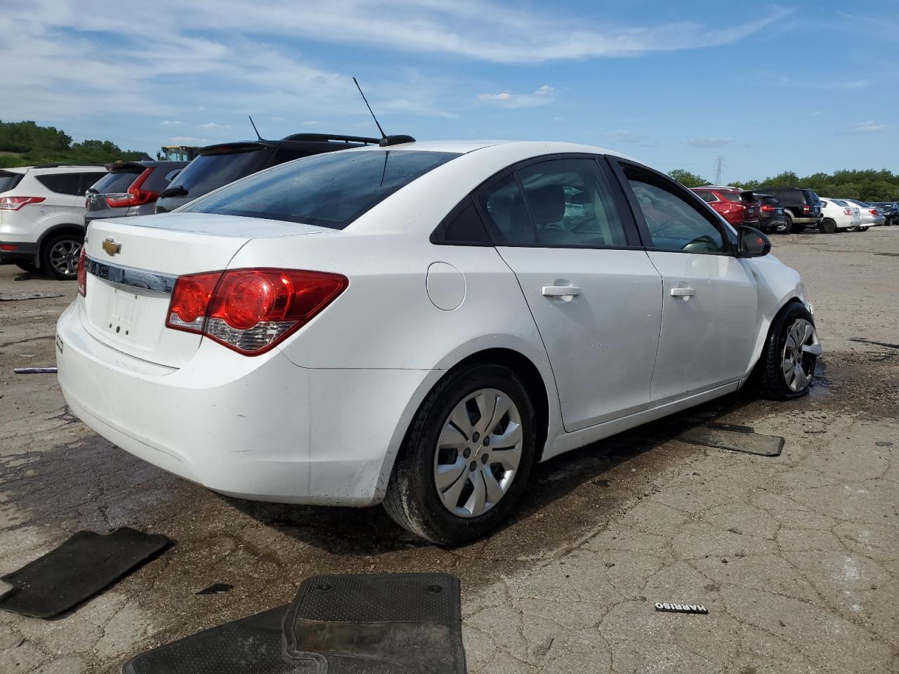 2015 Chevrolet Cruze VIN 1G1PA5SH1F7156553 Copart auction photo, rollover damage thumbnail 3