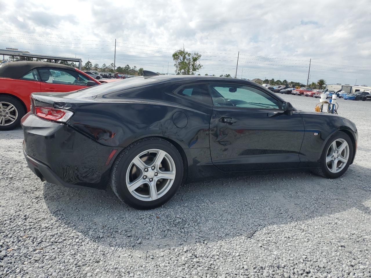 2018 Chevrolet Camaro VIN 1G1FB1RXXJ0114334 Copart auction photo, side / rear end damage thumbnail 3