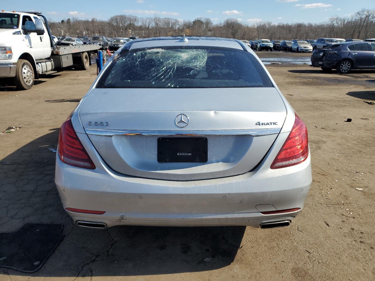 2016 Mercedes-Benz S-klasse VIN WDDUG8FB9GA221675 Copart auction photo, top/roof damage thumbnail 6