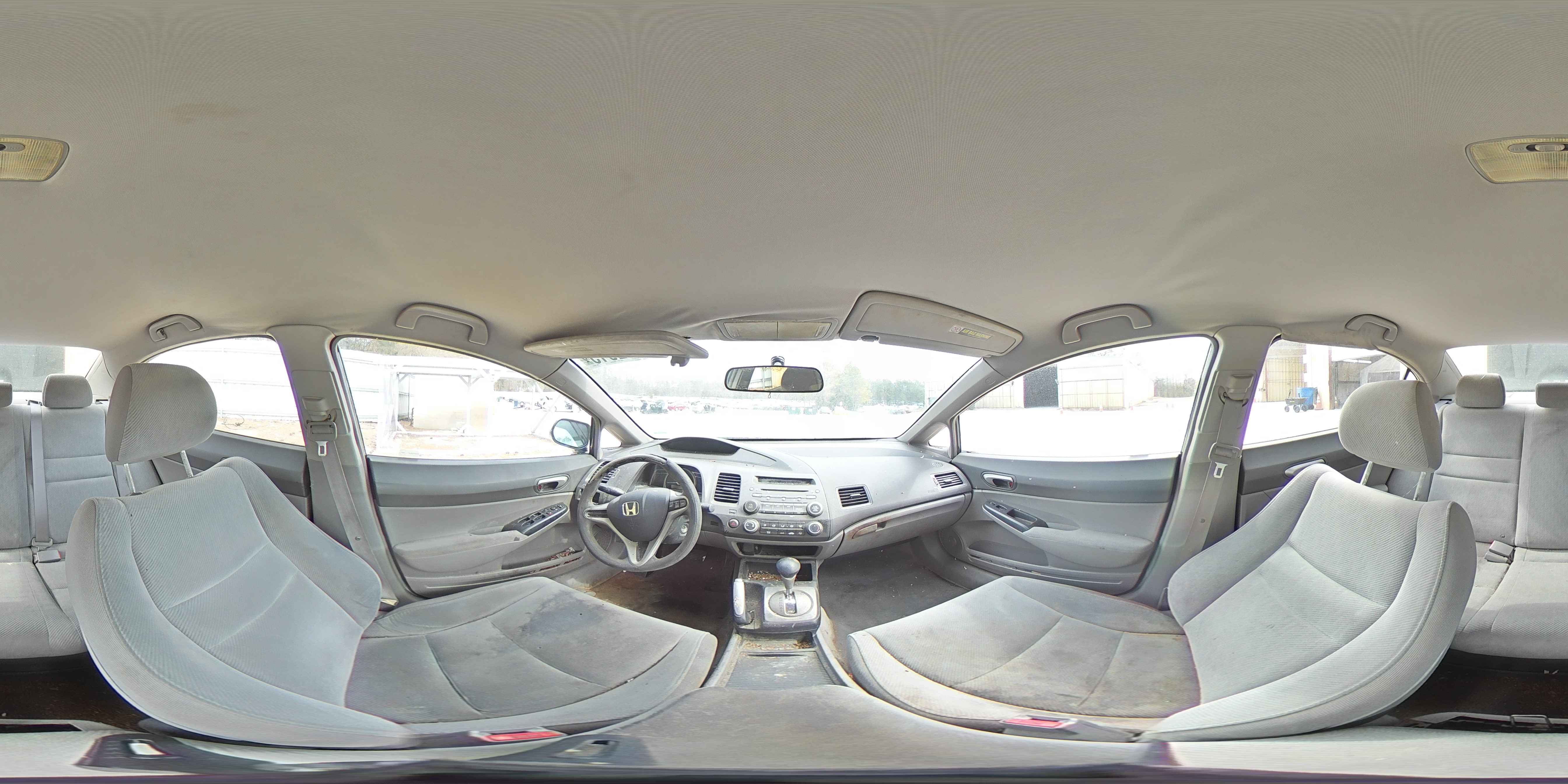 2011 Honda Civic VIN 2HGFA1F54BH500081 Copart auction photo, all over damage thumbnail 12