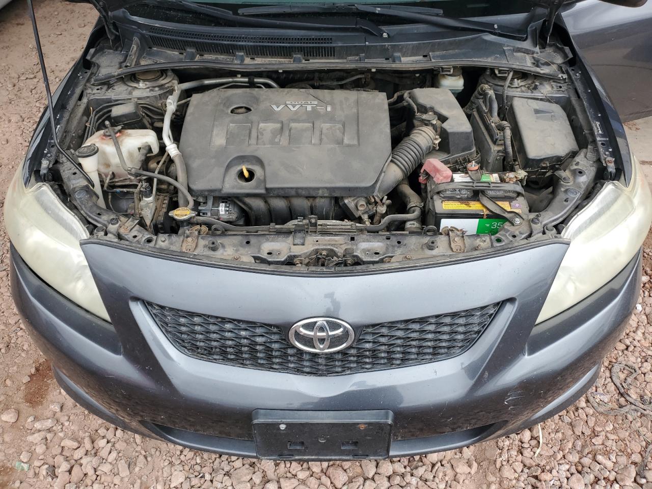 2009 Toyota Corolla VIN JTDBL40E599061520 Copart auction photo, undercarriage / all over damage thumbnail 11