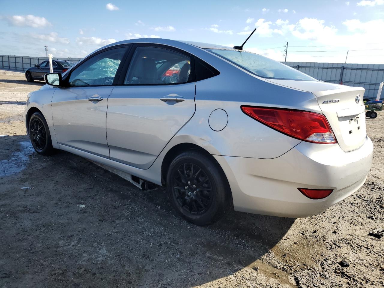 2016 Hyundai Accent VIN KMHCT4AE7GU058286 Copart auction photo, top/roof damage thumbnail 2